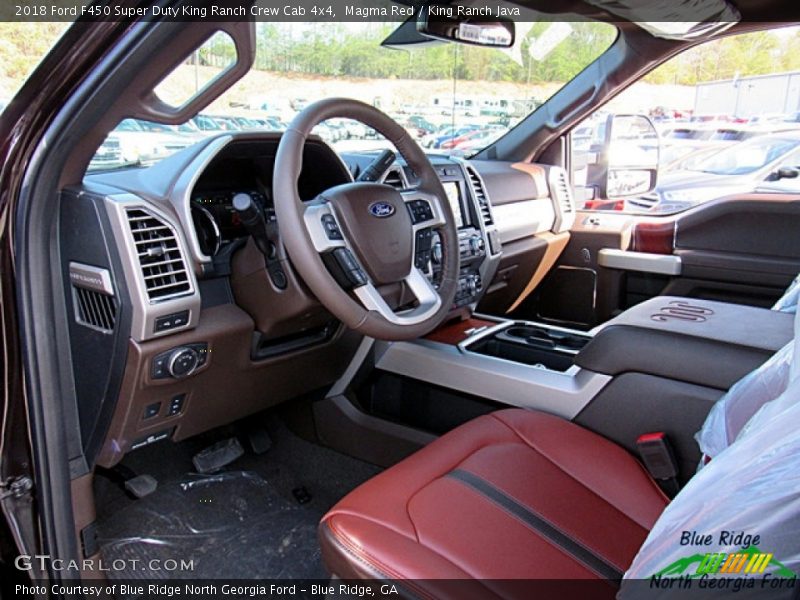 Magma Red / King Ranch Java 2018 Ford F450 Super Duty King Ranch Crew Cab 4x4