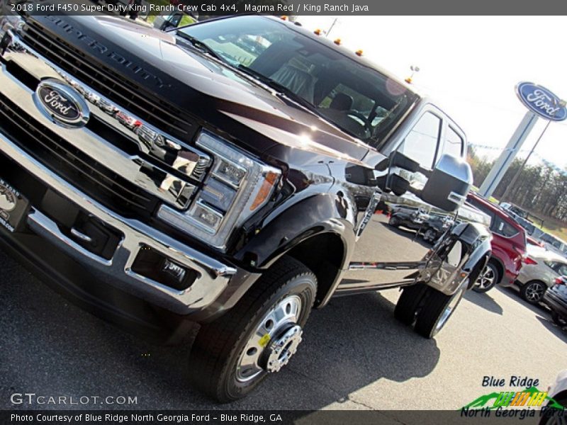 Magma Red / King Ranch Java 2018 Ford F450 Super Duty King Ranch Crew Cab 4x4
