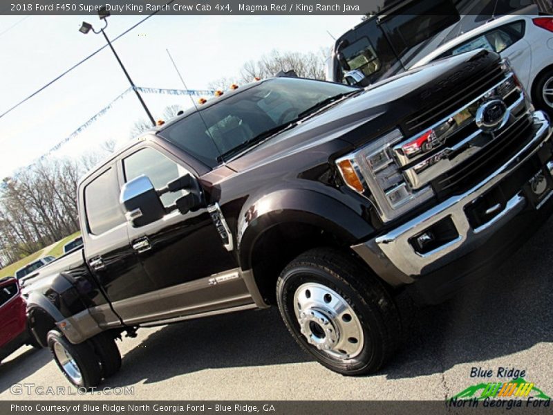 Magma Red / King Ranch Java 2018 Ford F450 Super Duty King Ranch Crew Cab 4x4