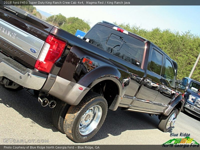 Magma Red / King Ranch Java 2018 Ford F450 Super Duty King Ranch Crew Cab 4x4