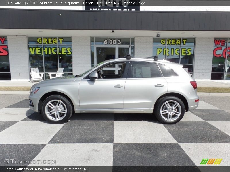 Florett Silver Metallic / Pistachio Beige 2015 Audi Q5 2.0 TFSI Premium Plus quattro