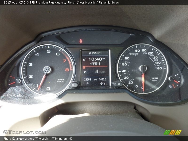 Florett Silver Metallic / Pistachio Beige 2015 Audi Q5 2.0 TFSI Premium Plus quattro