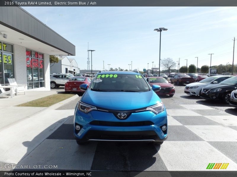 Electric Storm Blue / Ash 2016 Toyota RAV4 Limited