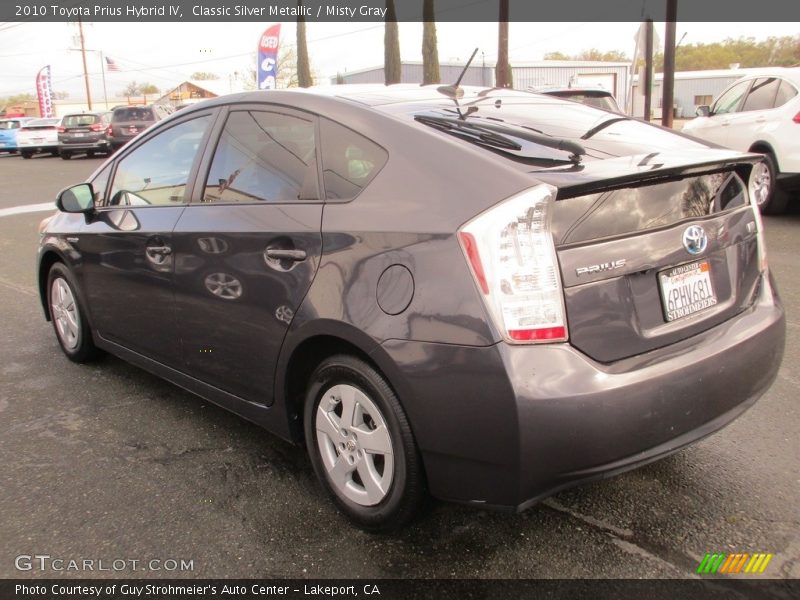 Classic Silver Metallic / Misty Gray 2010 Toyota Prius Hybrid IV