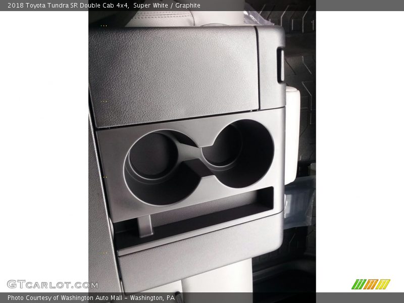 Super White / Graphite 2018 Toyota Tundra SR Double Cab 4x4