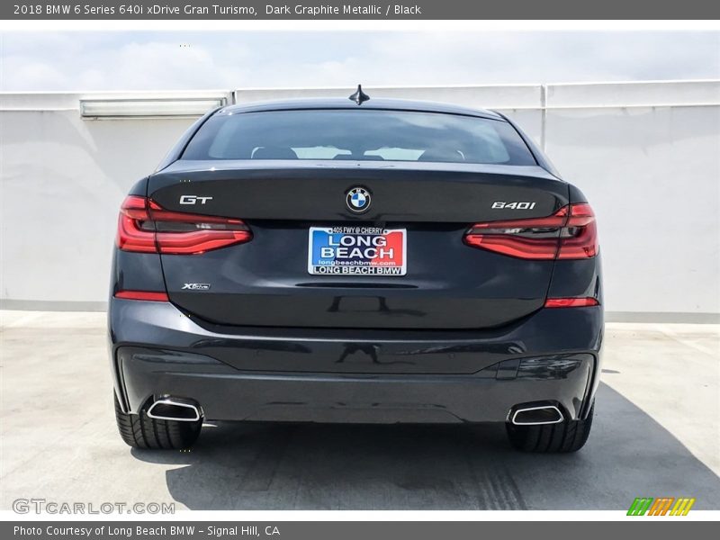 Dark Graphite Metallic / Black 2018 BMW 6 Series 640i xDrive Gran Turismo