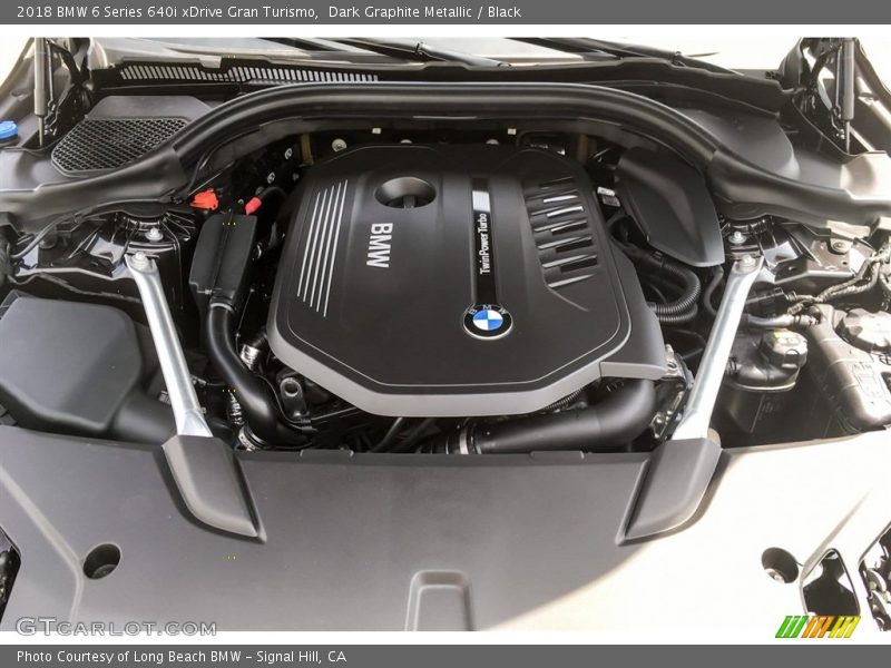 Dark Graphite Metallic / Black 2018 BMW 6 Series 640i xDrive Gran Turismo