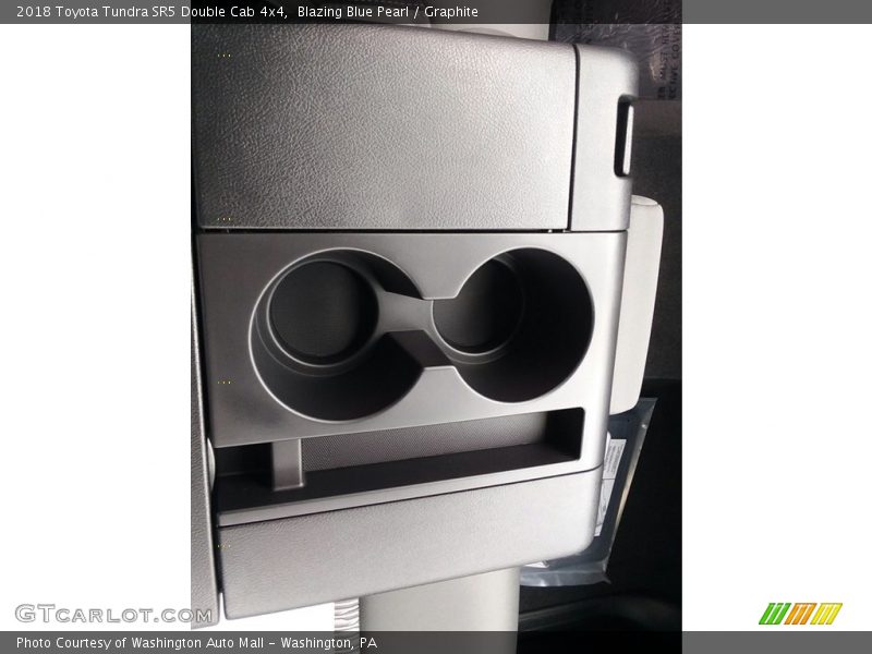 Blazing Blue Pearl / Graphite 2018 Toyota Tundra SR5 Double Cab 4x4