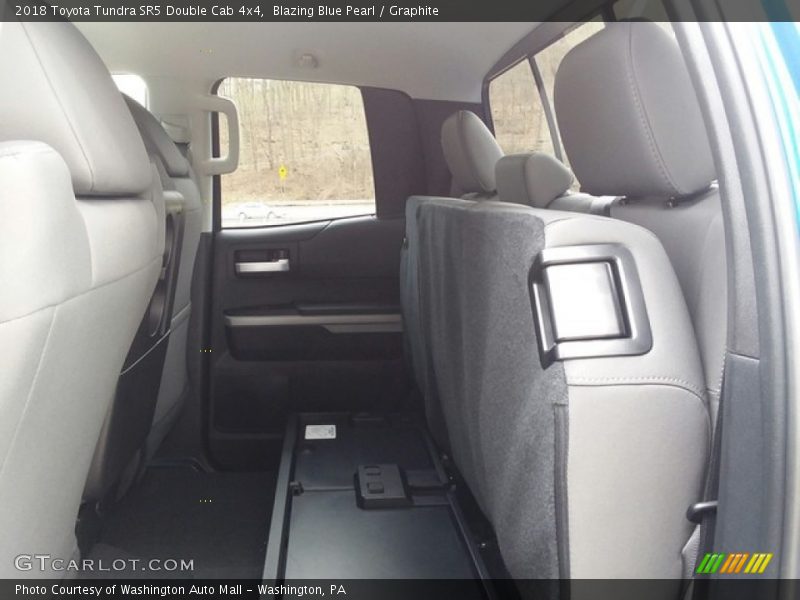 Blazing Blue Pearl / Graphite 2018 Toyota Tundra SR5 Double Cab 4x4