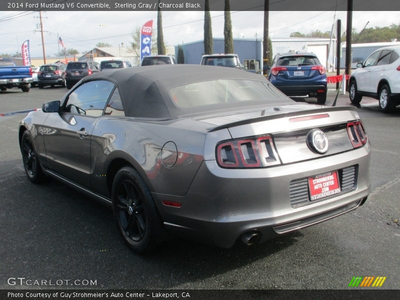 Sterling Gray / Charcoal Black 2014 Ford Mustang V6 Convertible