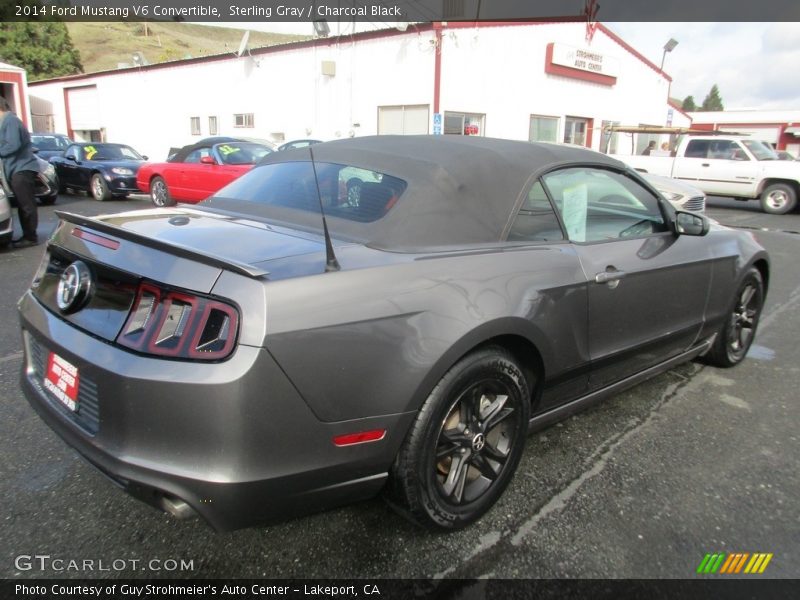 Sterling Gray / Charcoal Black 2014 Ford Mustang V6 Convertible