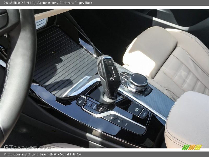 Alpine White / Canberra Beige/Black 2018 BMW X3 M40i