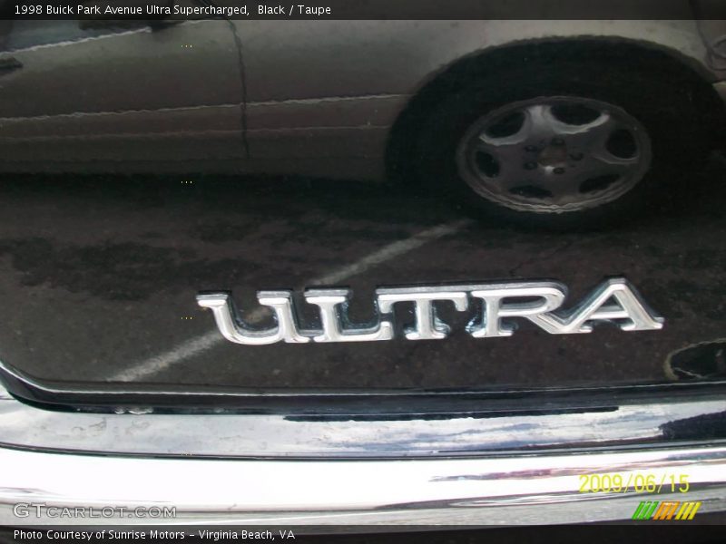 Black / Taupe 1998 Buick Park Avenue Ultra Supercharged