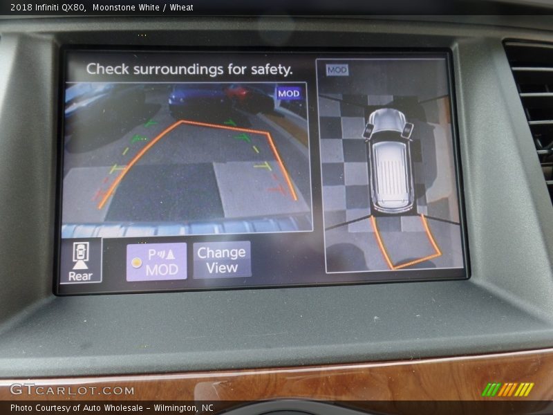 Moonstone White / Wheat 2018 Infiniti QX80