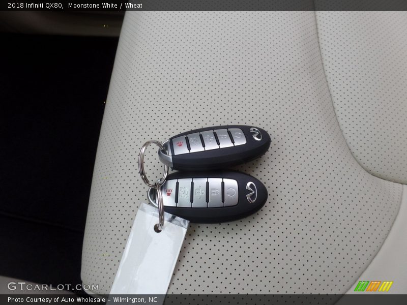 Keys of 2018 QX80 