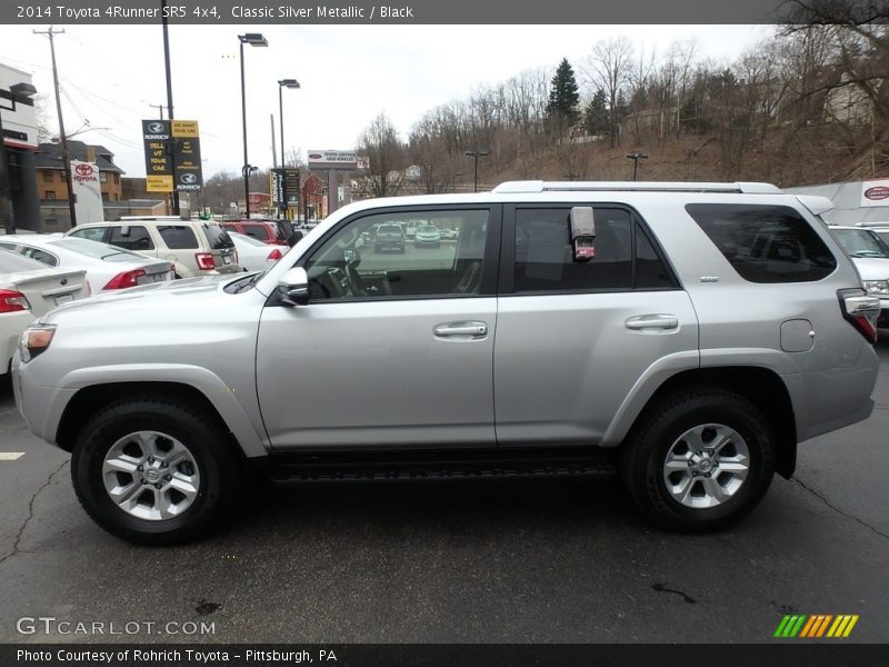 Classic Silver Metallic / Black 2014 Toyota 4Runner SR5 4x4