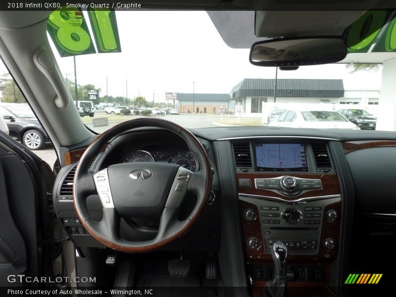 Dashboard of 2018 QX80 