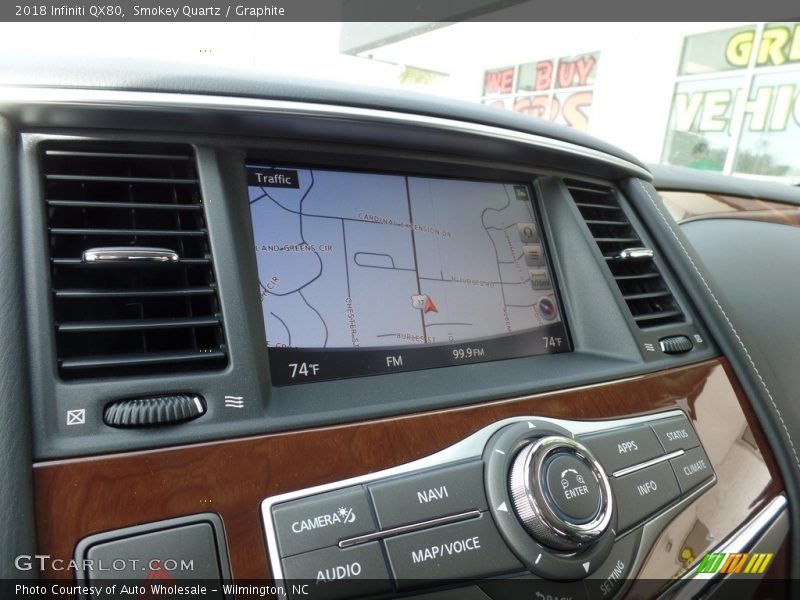 Navigation of 2018 QX80 