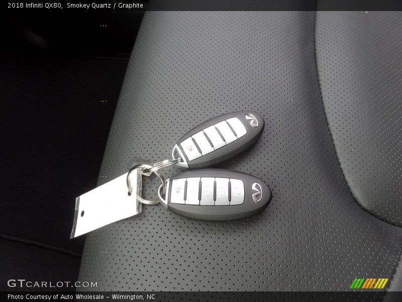 Keys of 2018 QX80 