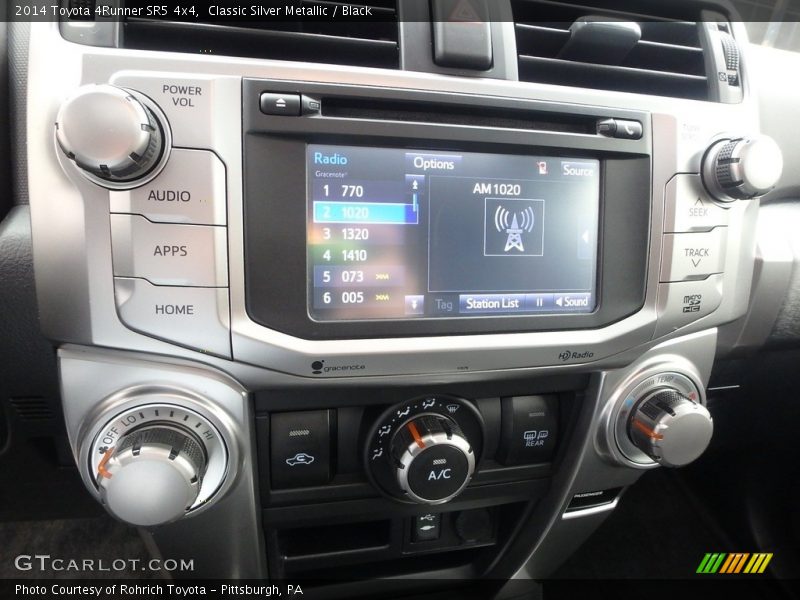 Classic Silver Metallic / Black 2014 Toyota 4Runner SR5 4x4