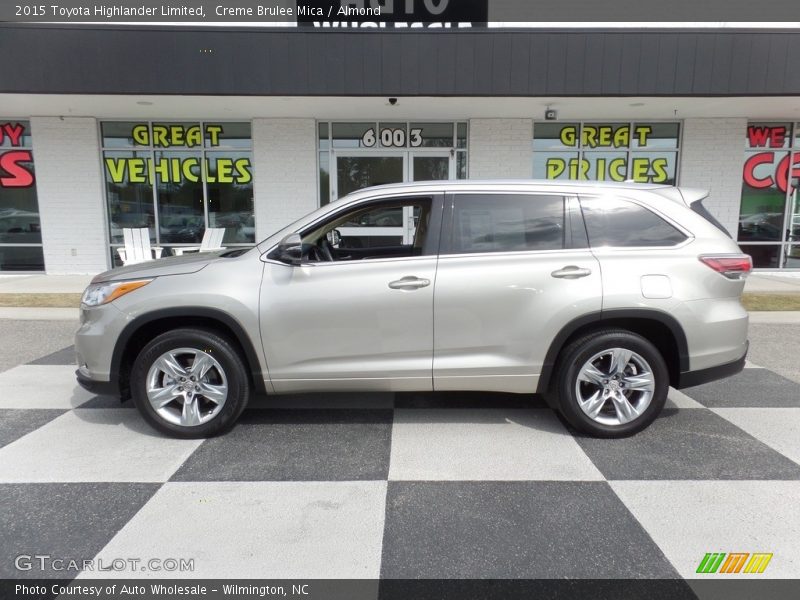 Creme Brulee Mica / Almond 2015 Toyota Highlander Limited