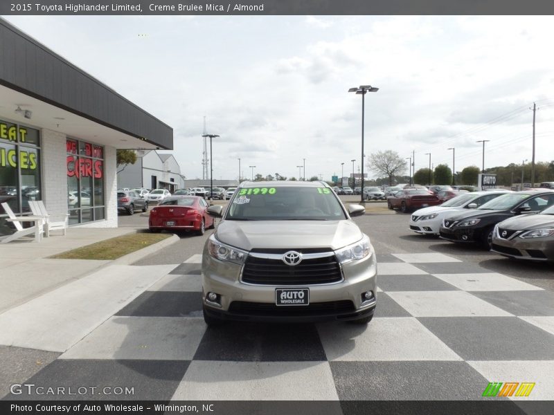 Creme Brulee Mica / Almond 2015 Toyota Highlander Limited