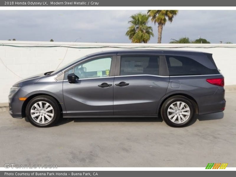 Modern Steel Metallic / Gray 2018 Honda Odyssey LX