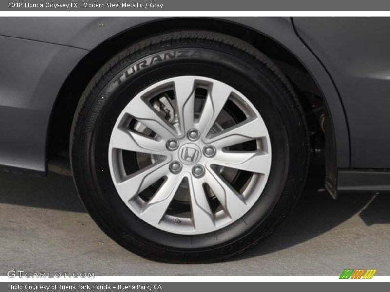 Modern Steel Metallic / Gray 2018 Honda Odyssey LX