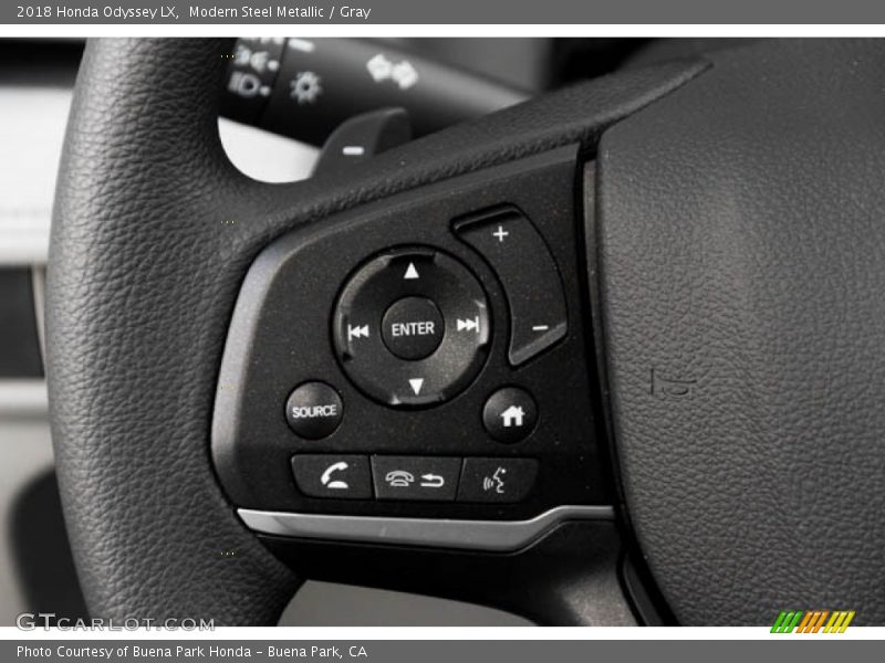 Modern Steel Metallic / Gray 2018 Honda Odyssey LX
