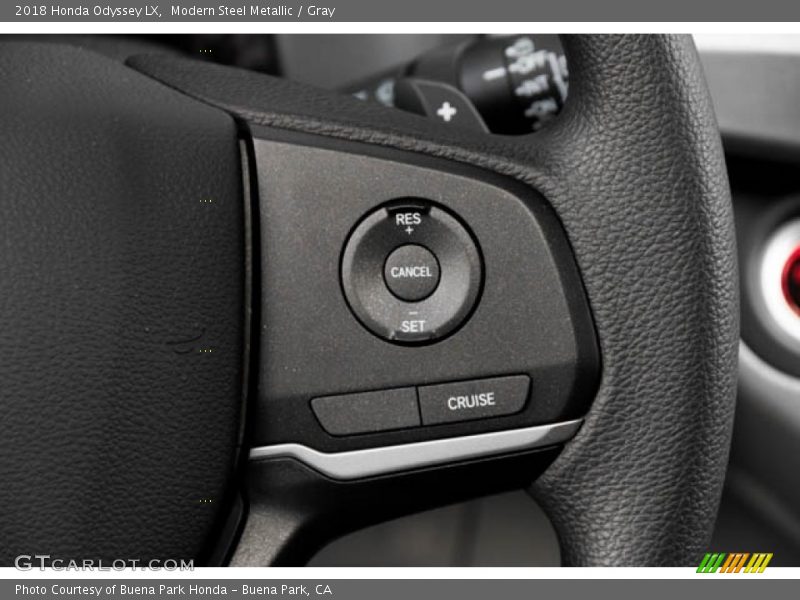 Modern Steel Metallic / Gray 2018 Honda Odyssey LX