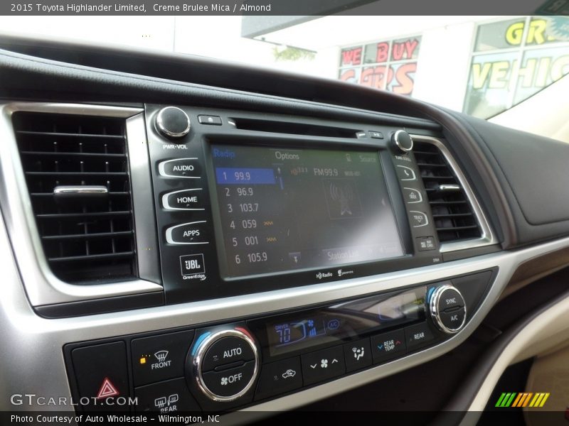 Creme Brulee Mica / Almond 2015 Toyota Highlander Limited