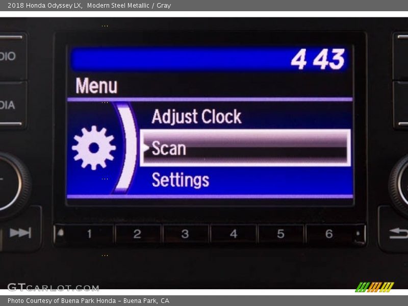 Modern Steel Metallic / Gray 2018 Honda Odyssey LX