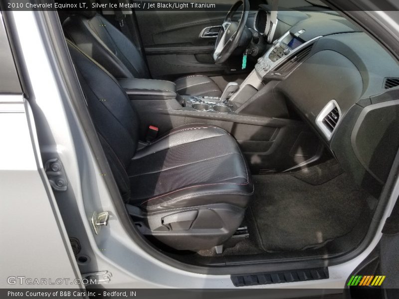 Silver Ice Metallic / Jet Black/Light Titanium 2010 Chevrolet Equinox LT