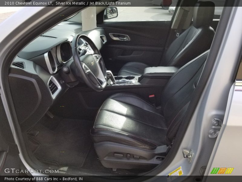 Silver Ice Metallic / Jet Black/Light Titanium 2010 Chevrolet Equinox LT