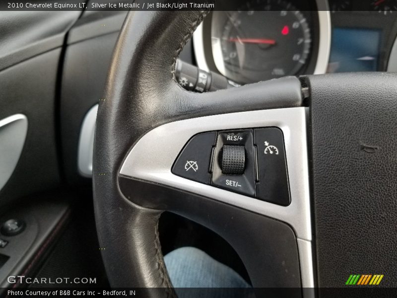 Silver Ice Metallic / Jet Black/Light Titanium 2010 Chevrolet Equinox LT