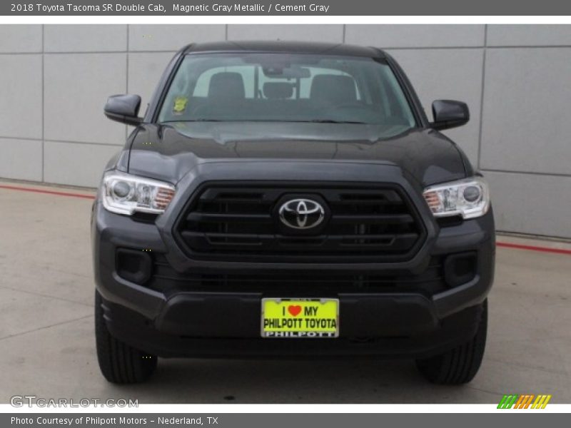 Magnetic Gray Metallic / Cement Gray 2018 Toyota Tacoma SR Double Cab