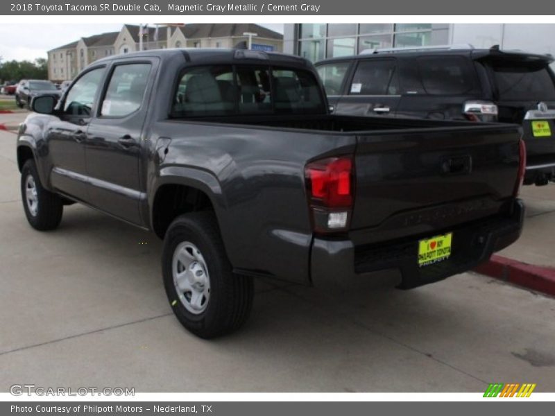 Magnetic Gray Metallic / Cement Gray 2018 Toyota Tacoma SR Double Cab