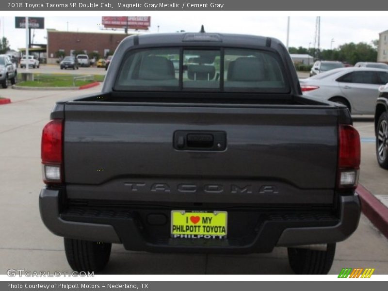 Magnetic Gray Metallic / Cement Gray 2018 Toyota Tacoma SR Double Cab