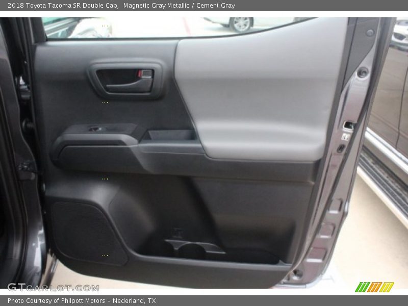 Magnetic Gray Metallic / Cement Gray 2018 Toyota Tacoma SR Double Cab