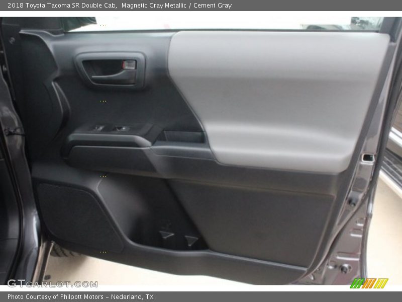 Magnetic Gray Metallic / Cement Gray 2018 Toyota Tacoma SR Double Cab