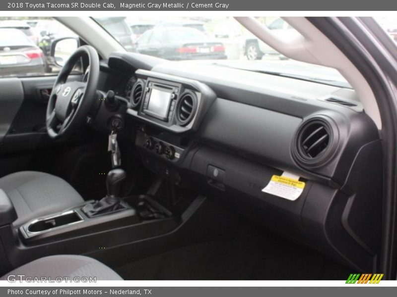 Magnetic Gray Metallic / Cement Gray 2018 Toyota Tacoma SR Double Cab