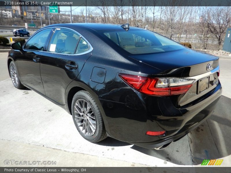 Caviar / Parchment 2018 Lexus ES 350