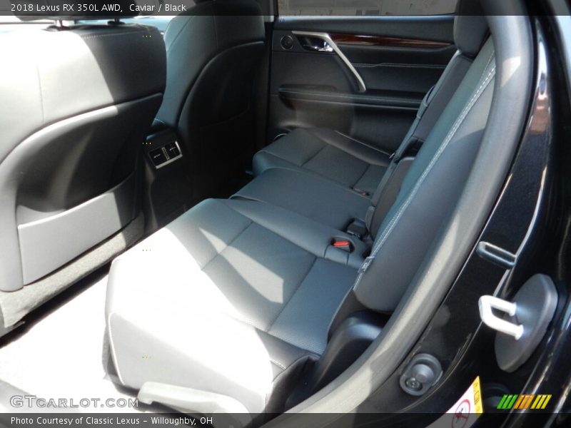 Rear Seat of 2018 RX 350L AWD