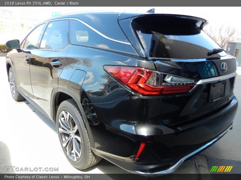 Caviar / Black 2018 Lexus RX 350L AWD