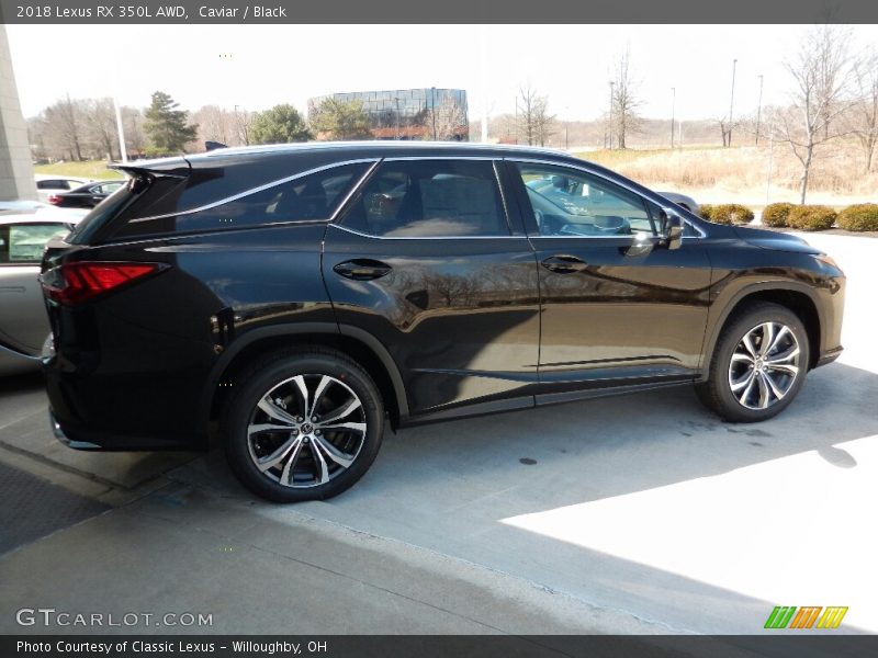 Caviar / Black 2018 Lexus RX 350L AWD