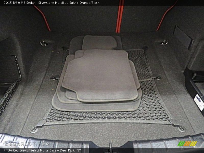 Silverstone Metallic / Sakhir Orange/Black 2015 BMW M3 Sedan