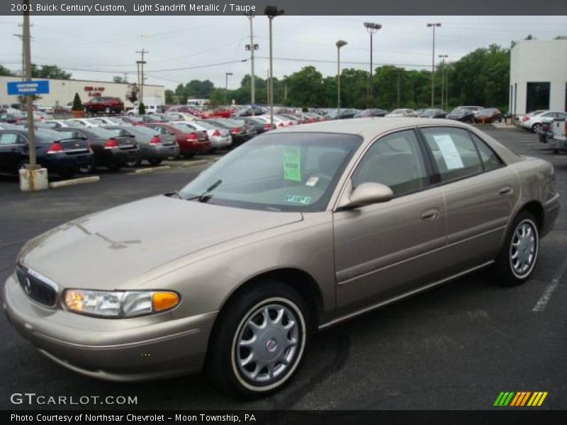 Light Sandrift Metallic / Taupe 2001 Buick Century Custom