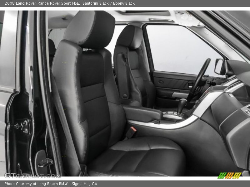 Santorini Black / Ebony Black 2008 Land Rover Range Rover Sport HSE