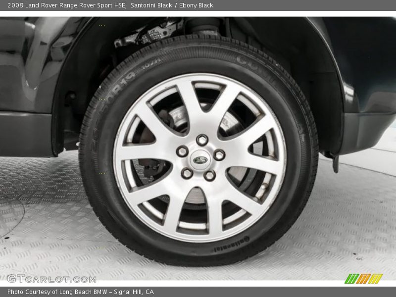 Santorini Black / Ebony Black 2008 Land Rover Range Rover Sport HSE
