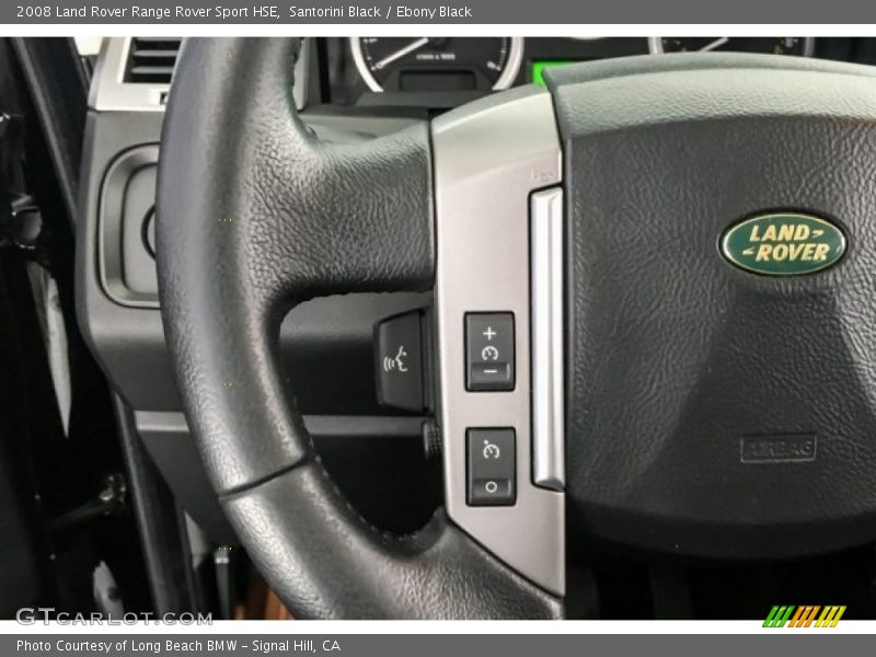 Santorini Black / Ebony Black 2008 Land Rover Range Rover Sport HSE